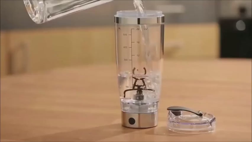 Electric Protein Shake Stirrer USB Shake Bottle Milk Coffee Blender Kettle Sports And Fitness Charging Electric Shaker Cup